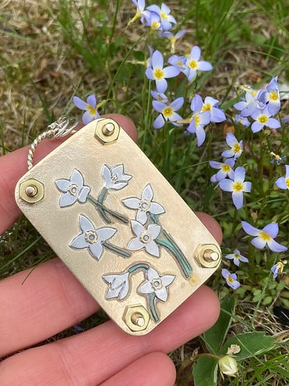 Mini Flower Press | Compattatore di fiori | Creatore di ricordi botanici | Strumento creativo portatile