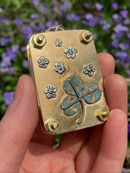 Mini Flower Press | Compattatore di fiori | Creatore di ricordi botanici | Strumento creativo portatile