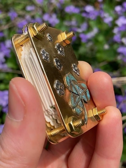 Mini Flower Press | Compattatore di fiori | Creatore di ricordi botanici | Strumento creativo portatile