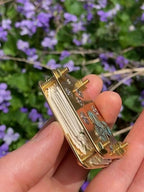 Mini Flower Press | Compattatore di fiori | Creatore di ricordi botanici | Strumento creativo portatile