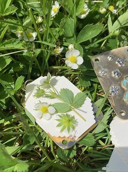 Mini Flower Press | Compattatore di fiori | Creatore di ricordi botanici | Strumento creativo portatile