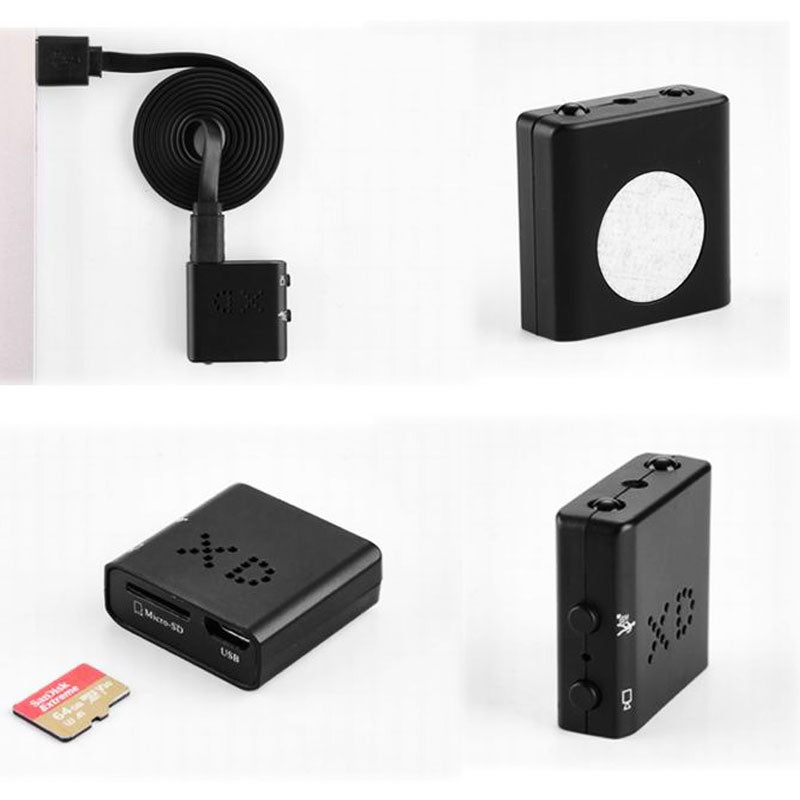 Mini Telecamera Audio HD, 1080P, Visione Notturna