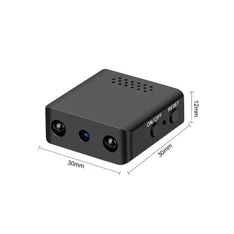 Mini Telecamera Audio HD, 1080P, Visione Notturna