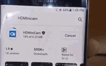 Mini Telecamera Audio HD, 1080P, Visione Notturna