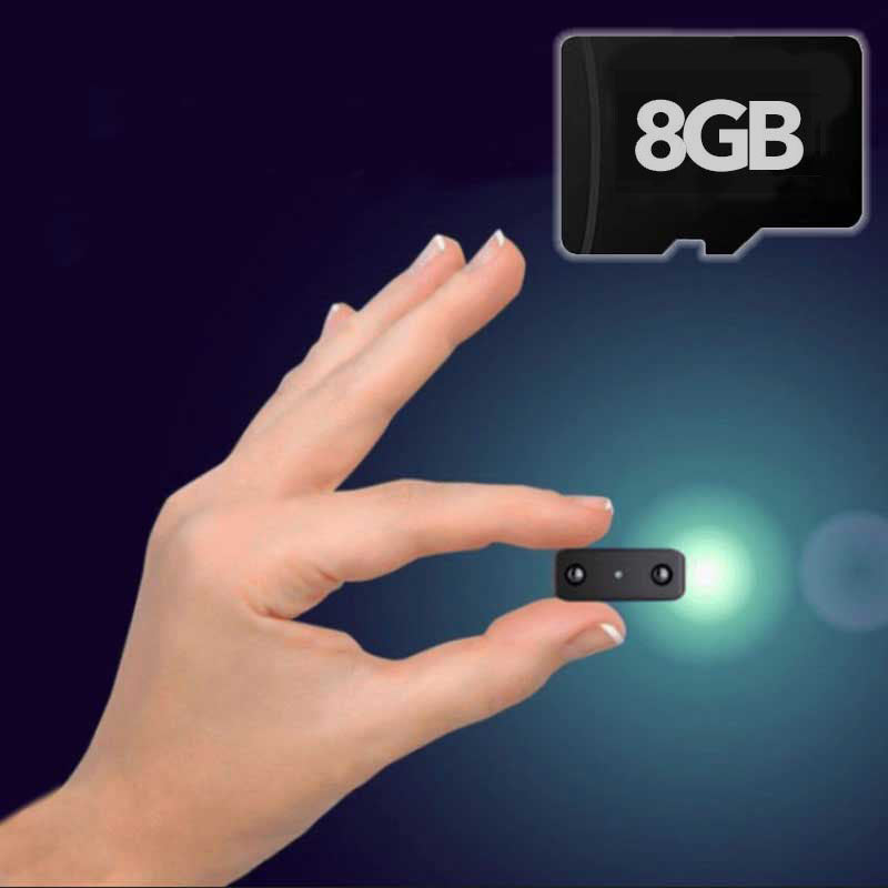Mini Telecamera Audio HD, 1080P, Visione Notturna
