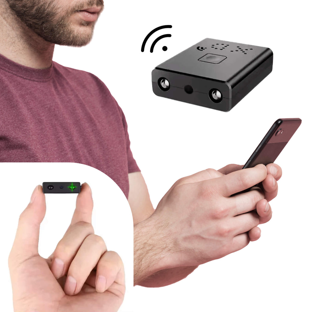 Mini Telecamera Audio HD, 1080P, Visione Notturna