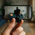 Mini telecamera wireless nascosta con audio per videosorveglianza domestica