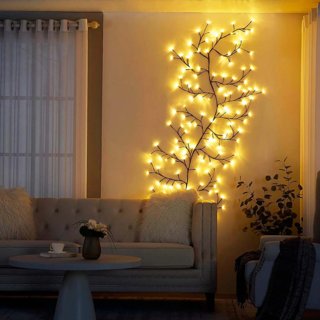Luci da parete Ramo LED Decorazioni natalizie