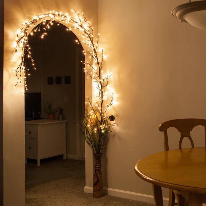 Luci da parete Ramo LED Decorazioni natalizie