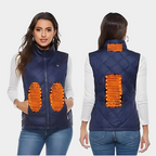 Gilet riscaldato da donna: 9 zone, doppio controllo