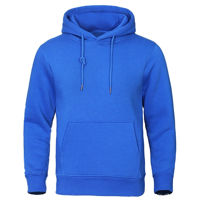 Felpa con cappuccio casual da uomo per tutti i giorni con tasca a marsupio