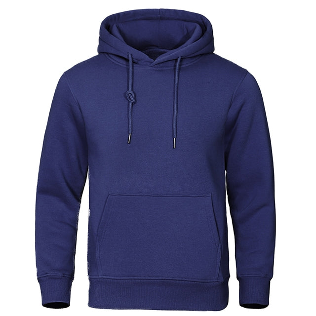 Felpa con cappuccio casual da uomo per tutti i giorni con tasca a marsupio