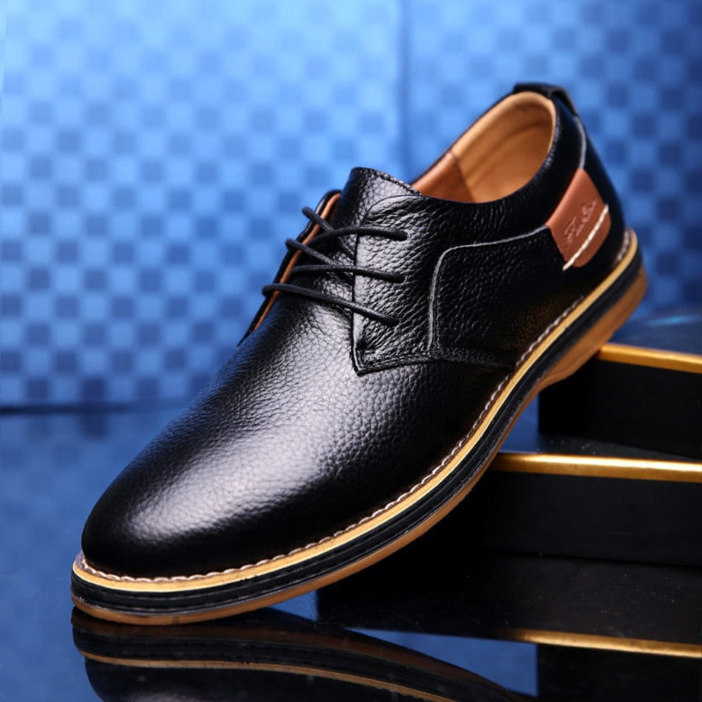 Scarpe eleganti in pelle impermeabili da uomo