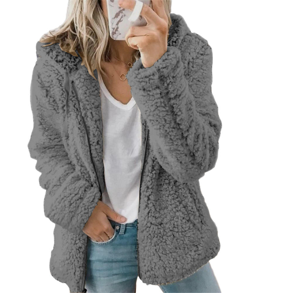 Comoda giacca in pile Teddy da donna