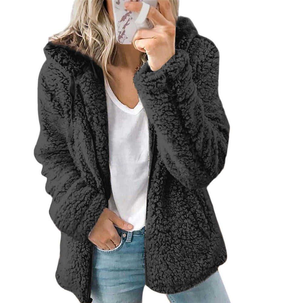 Comoda giacca in pile Teddy da donna