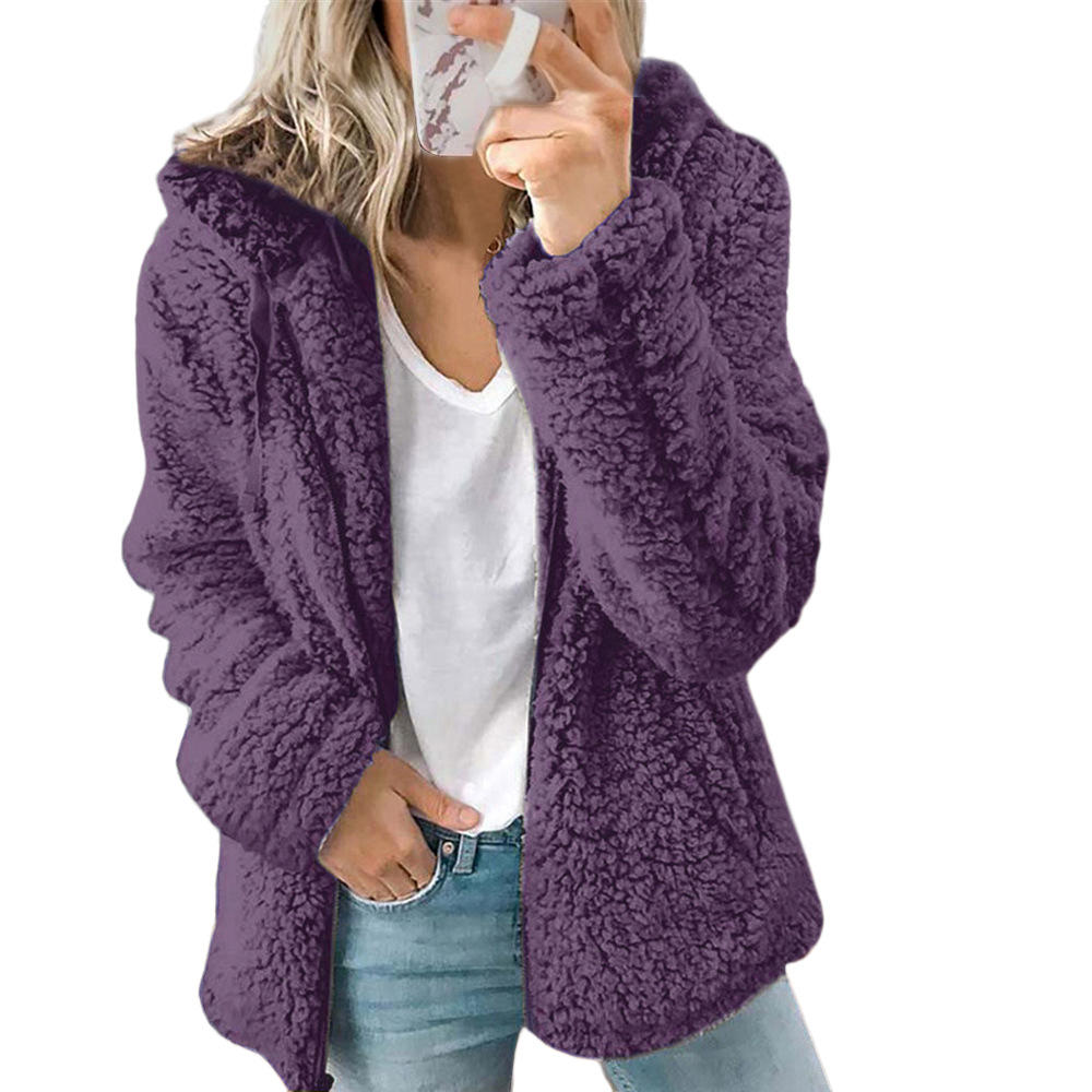 Comoda giacca in pile Teddy da donna