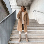 Cappotto lungo e accogliente da donna