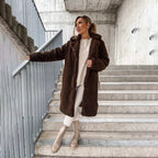 Cappotto lungo e accogliente da donna