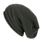 Berretto oversize lavorato a maglia da donna - Slouchy Wool Winter