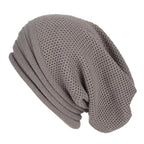 Berretto oversize lavorato a maglia da donna - Slouchy Wool Winter