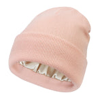 Noor Silk Winter Hat – Cappello invernale in lana e seta – Protezione anti-crespo per i capelli