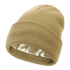 Noor Silk Winter Hat – Cappello invernale in lana e seta – Protezione anti-crespo per i capelli