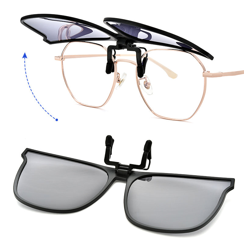 Occhiali da sole clip-on per occhiali da vista