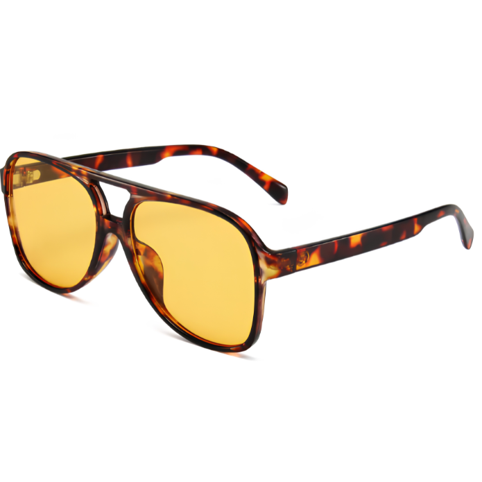 Occhiali da sole modello aviatore oversize retrò - Amara
