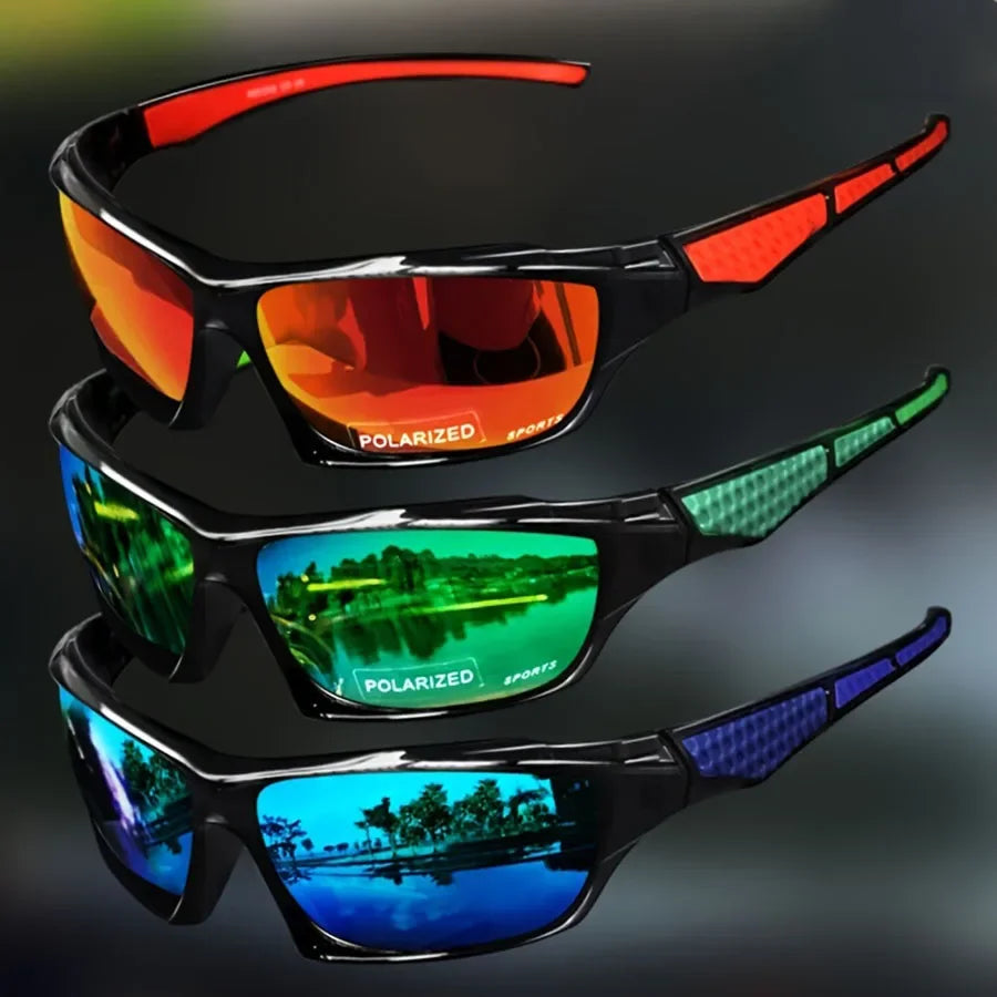 Occhiali da sole tondi in metallo polarizzati con protezione UV400 per uomo e donna