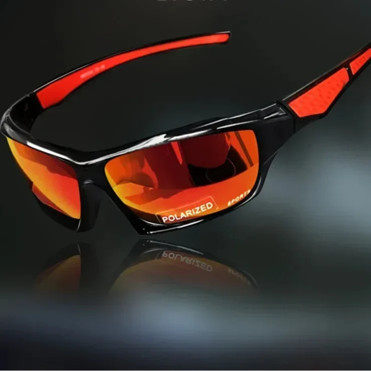 Occhiali da sole tondi in metallo polarizzati con protezione UV400 per uomo e donna