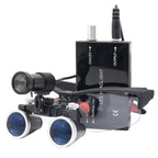 OrionView Loupes Dentali con Luce LED e Ingrandimento Binoculare