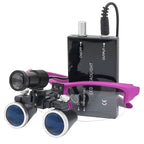 OrionView Loupes Dentali con Luce LED e Ingrandimento Binoculare
