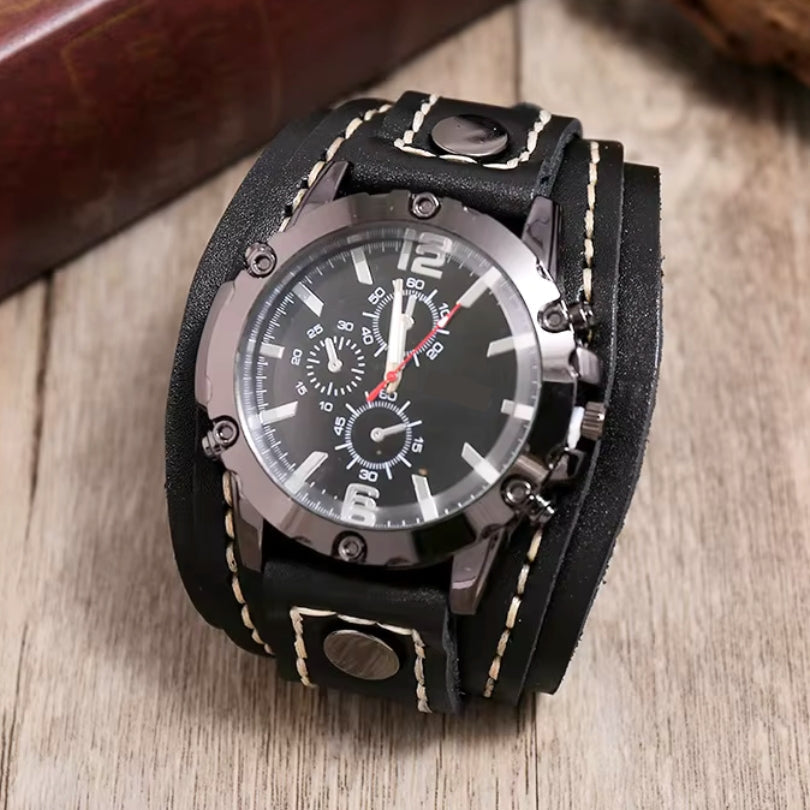 Orologio con cinturino in pelle classico