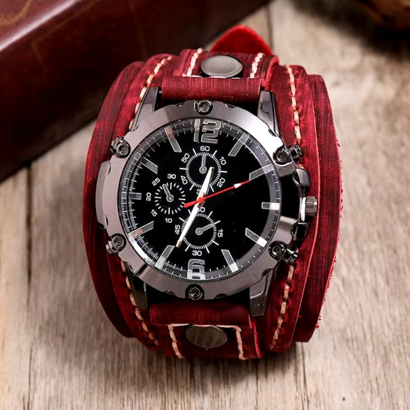 Orologio con cinturino in pelle classico