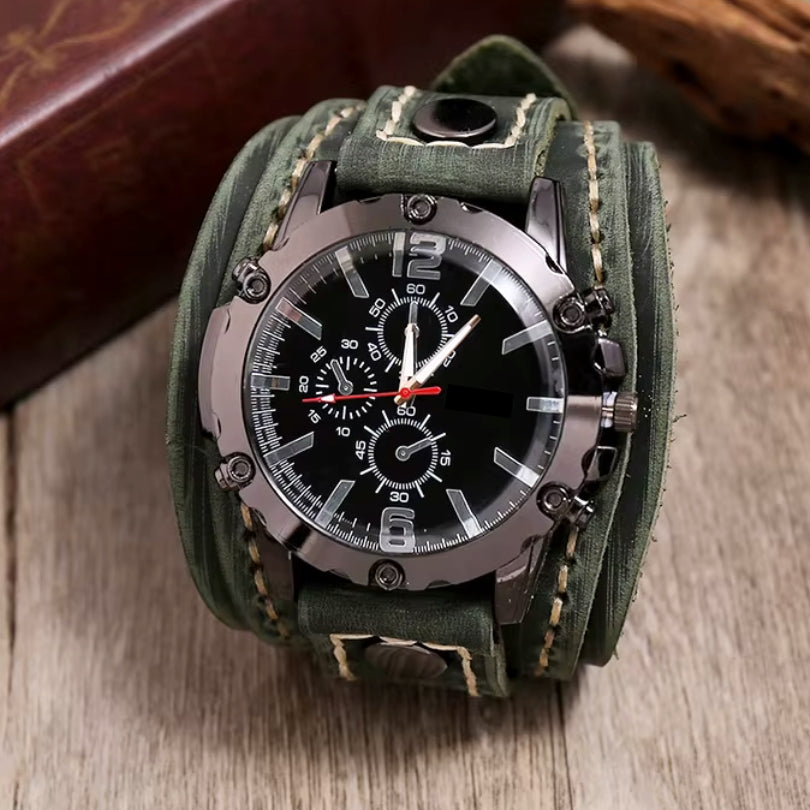 Orologio con cinturino in pelle classico