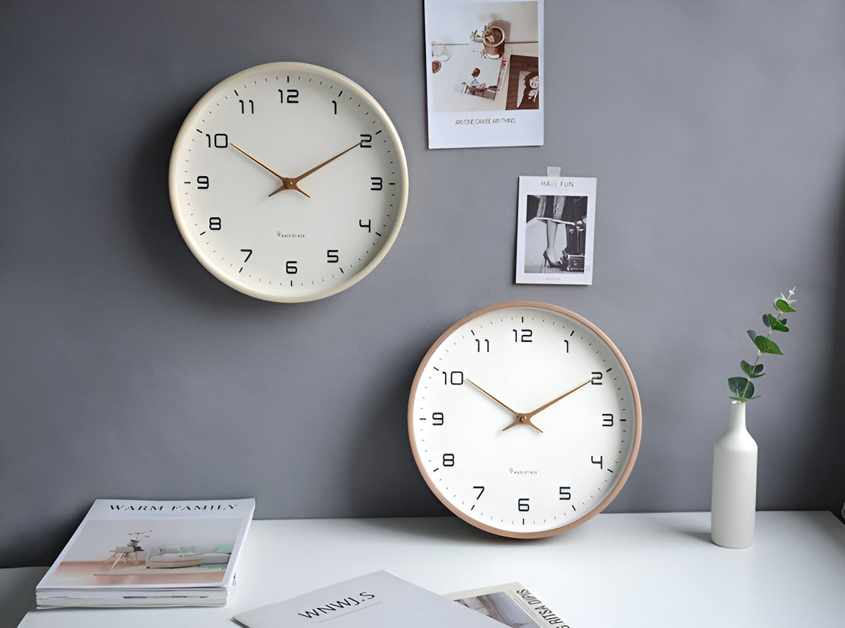 Orologio da parete Nordic | Design minimalista con cornice in legno