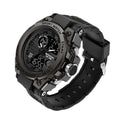 Orologio militare da uomo con display analogico-digitale e funzioni