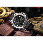 Orologio militare da uomo con display analogico-digitale e funzioni