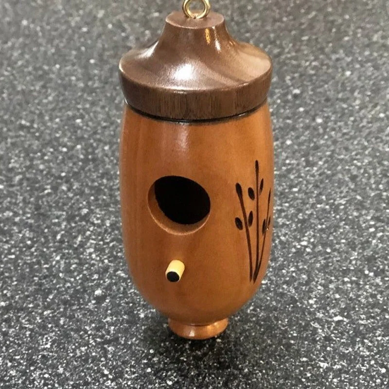 Casette per uccelli da esterno, casetta per colibrì e casetta decorativa sospesa, decorazioni da giardino in resina per il cortile