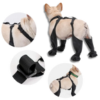 Scarpe per Cani, Stivaletti Impermeabili con Bretelle, Antiscivolo per Inverno e Neve, Copertura Totale della Zampa per Tutte le Razze