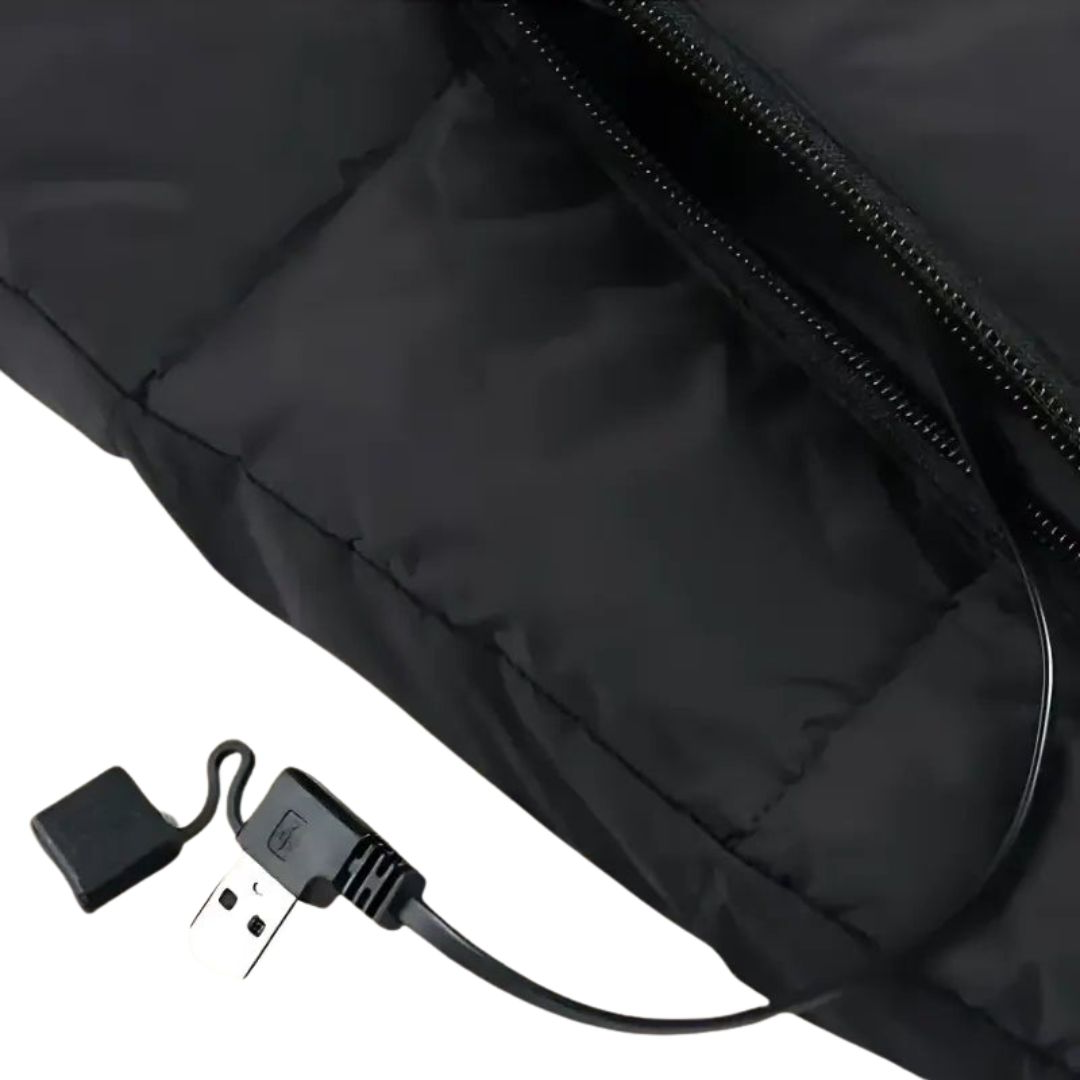 Gilet riscaldato da donna, gilet riscaldato ricaricabile con alimentazione a batteria USB, abbigliamento riscaldato elettrico leggero per l'inverno