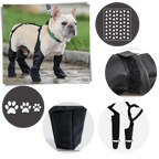 Scarpe per Cani, Stivaletti Impermeabili con Bretelle, Antiscivolo per Inverno e Neve, Copertura Totale della Zampa per Tutte le Razze