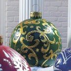 Palla decorativa gonfiabile natalizia da esterno in PVC