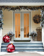 Palla decorativa gonfiabile natalizia da esterno in PVC