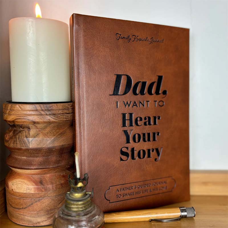 Papà, Voglio Ascoltare la Tua Storia | Edizione Heritage Libro | Oltre 250 Domande