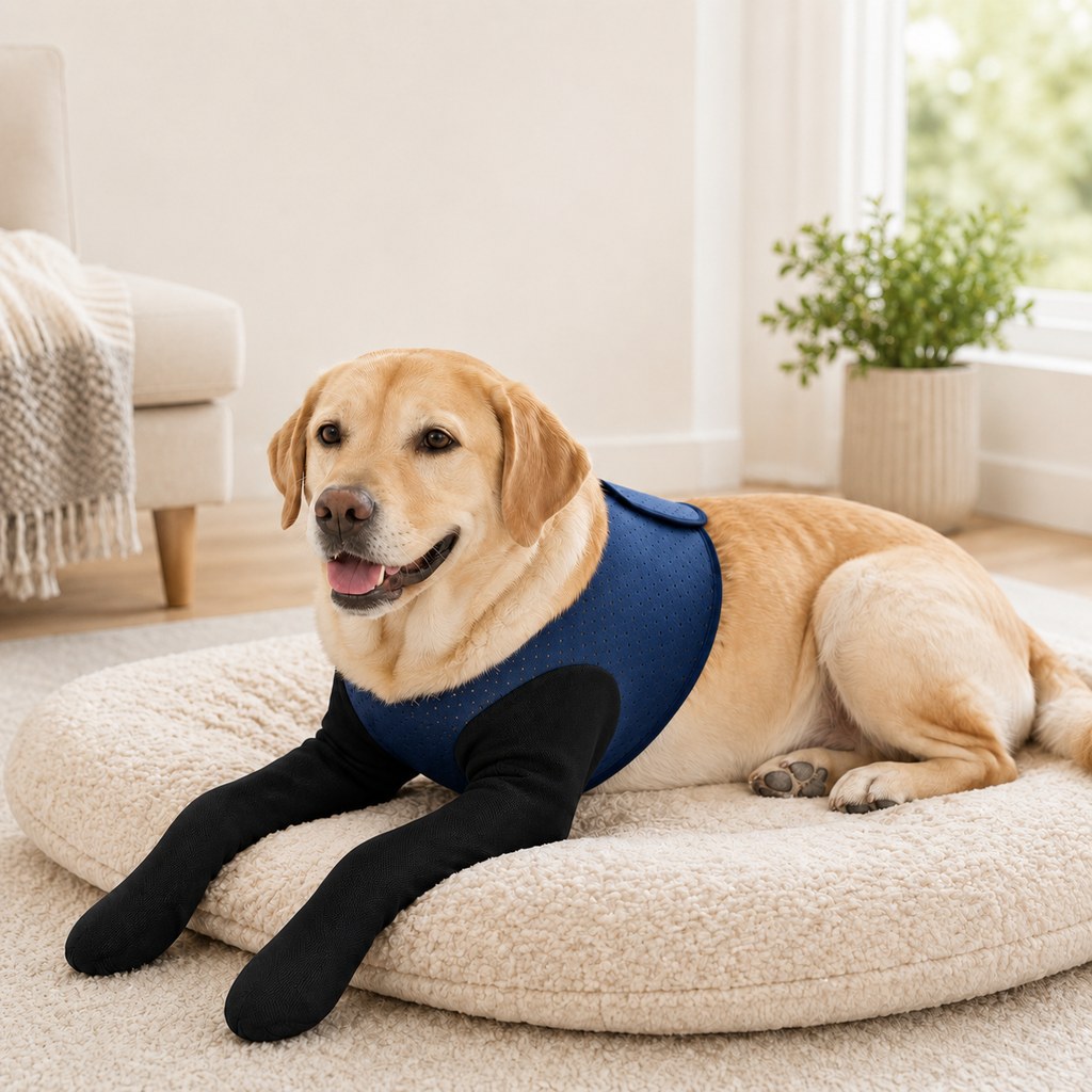 PawGuard maniche di recupero doppie per zampe anteriori dei cani - Protezione anti-leccamento senza collare elisabettian