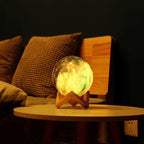 Lampada notturna lunare 3D