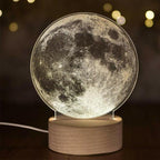 Luci notturne d'atmosfera con lampada lunare 3D a LED