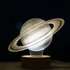 Luci notturne d'atmosfera con lampada lunare 3D a LED