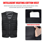 Gilet in cotone riscaldato elettricamente